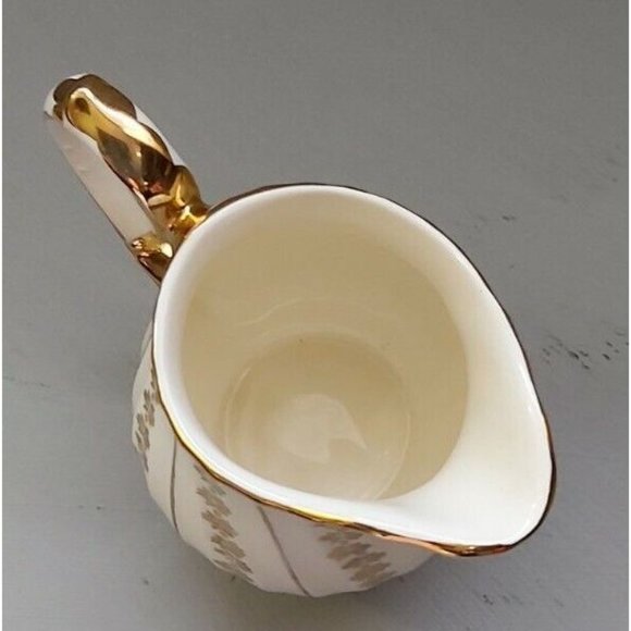 Vintage Sadler England Gold trim Sugar & Cream open sugar bowl, fine bone... - Picture 9 of 10